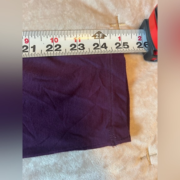 VTG TOGETHER Lace Trim Top Long Sleeve Women’s S Purple V Neck Romantic - Picture 10 of 12